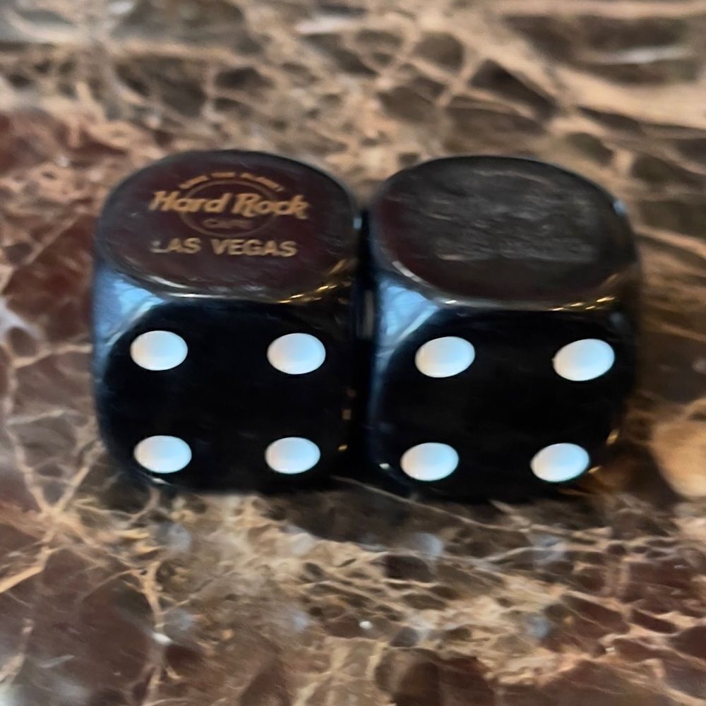 Hard Rock Vegas Large Die Set!